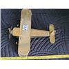 Image 2 : Solid brass Bi plane on skis. Moving propellor. Made in India.