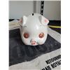 Image 3 : Vintage Credit Union give away piggy bank & Royal Canadian Mint canvas bag.