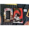Image 3 : Jim Morrison concert cardboard poster. Led Zeppelin T-shirt, Iron Maiden & Johnny Cash switch plates