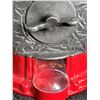 Image 3 : Vintage 12” metal & glass Continental gumball dispenser.