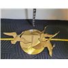 Image 1 : Brass geese wall decor.