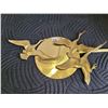 Image 2 : Brass geese wall decor.