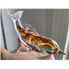 Image 3 : Glass floral paper weight & murano glass dolphin.