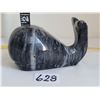 Image 2 : Vintage Inuit stone sculpture of a sperm whale. Very heavy, nice coloring.