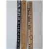Image 2 : Vintage yard sticks. Prince Albert Lumber Co. & Burgess Battery Co.