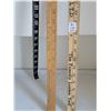 Image 4 : Vintage yard sticks. Prince Albert Lumber Co. & Burgess Battery Co.