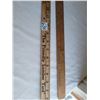 Image 2 : Vintage yard sticks. Prince Albert Lumber Co. & Burgess Battery Co.