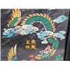 Image 2 : Framed Granite painted etching of Dragon & Phoenix. YIN & YANG