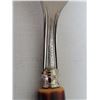 Image 2 : Vintage meat serving fork and 6 table forks with bakelite handles.