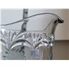 Image 6 : Vintage maple leaf pressed glass pitcher.