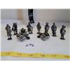 Image 1 : Vintage kinder egg metal soldier figurines.