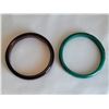 Image 3 : Bakelite and Malachite Bangles.