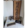 Image 1 : Wall decor includes a wood hand painted design, Light up P & others.