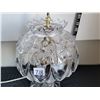 Image 2 : Vintage, genuine crystal lamp. Tap the shade.. has a nice ring to it.