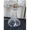 Image 3 : Vintage, genuine crystal lamp. Tap the shade.. has a nice ring to it.