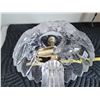 Image 4 : Vintage, genuine crystal lamp. Tap the shade.. has a nice ring to it.