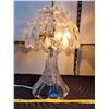 Image 5 : Vintage, genuine crystal lamp. Tap the shade.. has a nice ring to it.