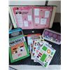 Image 1 : Fantasy character drawing book, Bejeweled game, & minecraft building books.