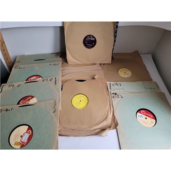 (25) 78rpm records. Various styles, artists. All Canadian pressings.
