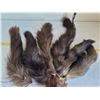 Image 4 : Mink head, front claws & 6 tails, worn as a vintage shoulder stoal. Tails not all connected, repair 