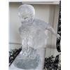 Image 3 : Glass boy statue “offering” 8”X8” sq. Mirror wall decor.