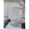 Image 4 : Glass boy statue “offering” 8”X8” sq. Mirror wall decor.