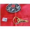 Image 2 : Canada flag 6ft.X 3ft., bottle opener & belt buckle.