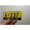 Image 1 : 1953 Wheaties Cereal Mini License Plate - Manitoba