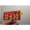 Image 1 : 1953 Wheaties Cereal Mini License Plate - New Foundland