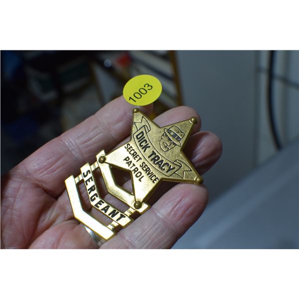 Dick Tracy Badge #3
