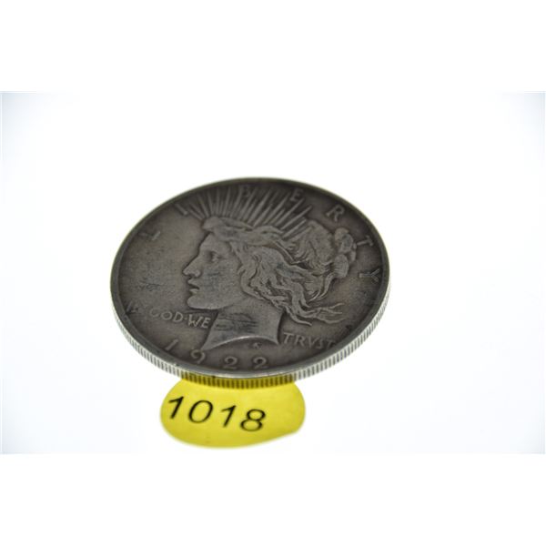 1922 U.S. Silver Dollar
