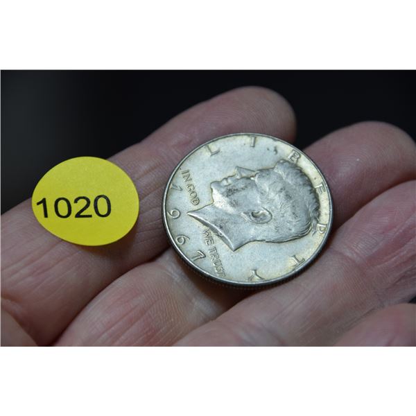 1967 Kennedy 1/2 Dollar USA