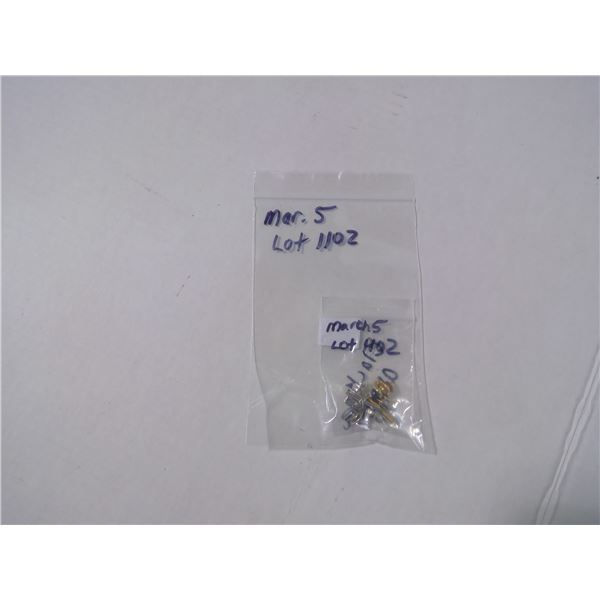 4 Black Alaskan Tie Pins