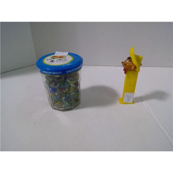 75+ Vintage Marbles + Pez