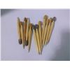 Image 2 : 12 Hand Carved Wood Morel Mushroom Pens