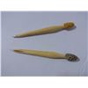 Image 3 : 12 Hand Carved Wood Morel Mushroom Pens