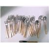 Image 3 : 24 Pieces of Copper Silverware (8 spoons, 8 Forks, 8 Knives)