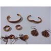 Image 4 : 2 Copper Bracelets, 2 Copper Rings, 2 Sets Copper Earrings