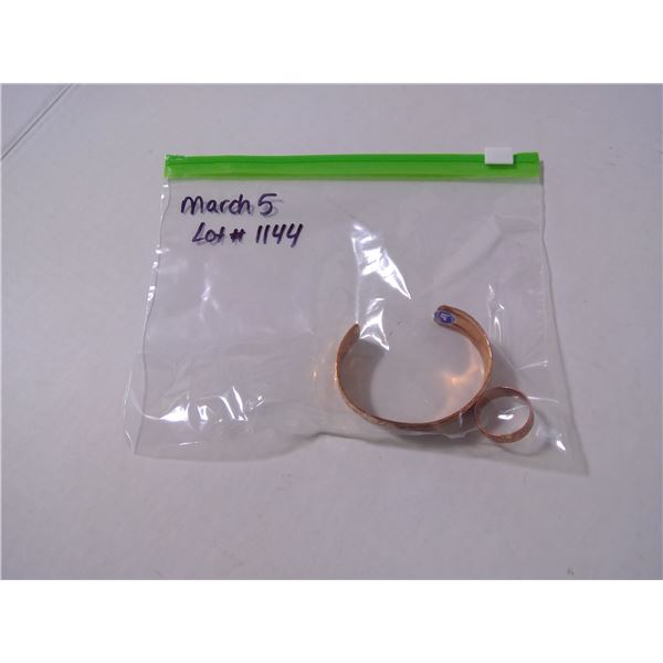 Men’s Copper Bracelet + Ring