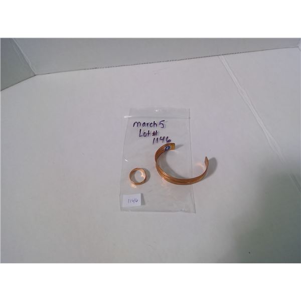 Men’s Copper Bracelet + Ring