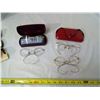 Image 2 : 4 - Wire Rim Glasses w/ Cases