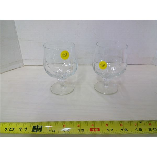 2 Brandy Glasses