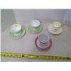 Image 1 : 4 Teacups & Saucers