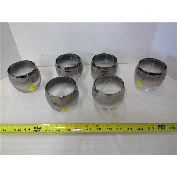 6 Silver Rim Glasses