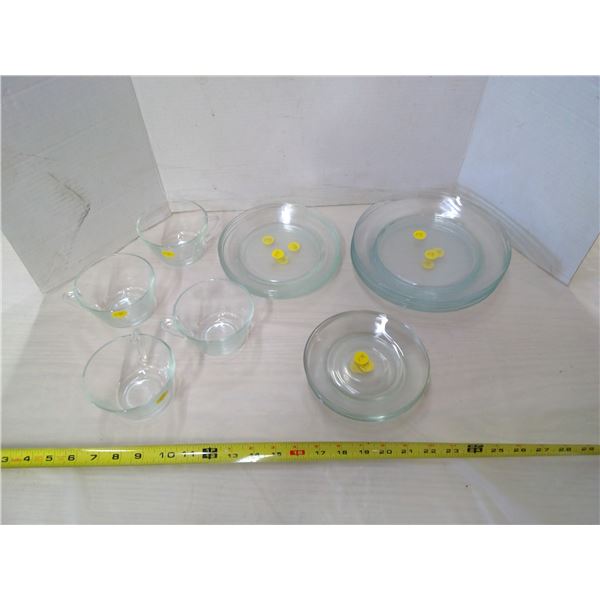 16pc Lot of Impact Spain Glass Dishes