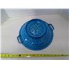 Image 3 : Blue Enamel Strainer