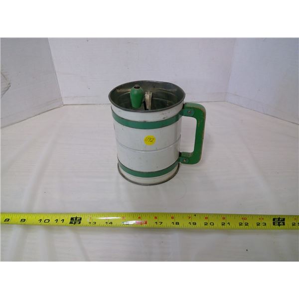 Green/White Flour Sifter