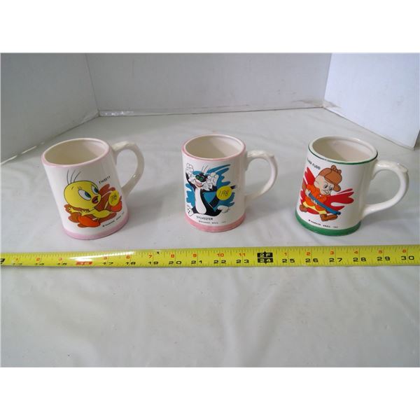 Elmer Fudd, Silvester, Tweety Mugs