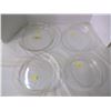 Image 1 : 4 Clear Glass Pyrex Pie Plates