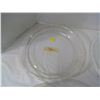 Image 2 : 4 Clear Glass Pyrex Pie Plates
